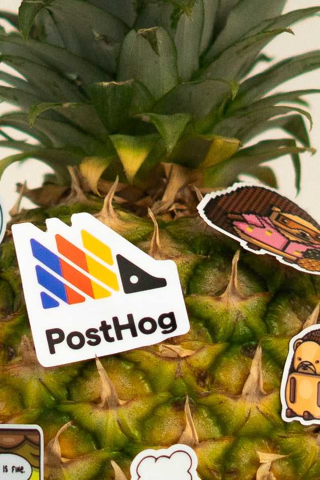 PostHog sticker